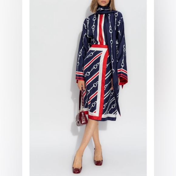 Gucci horsebit print skirt ❤️❤️❤️ - Picture 1 of 15